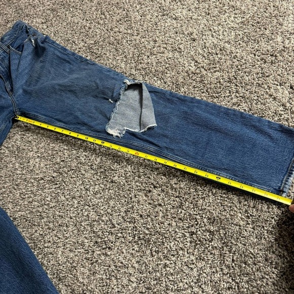 A&F The 90s Straight Ultra High Rise Curve Love Size 4 - Picture 6 of 6